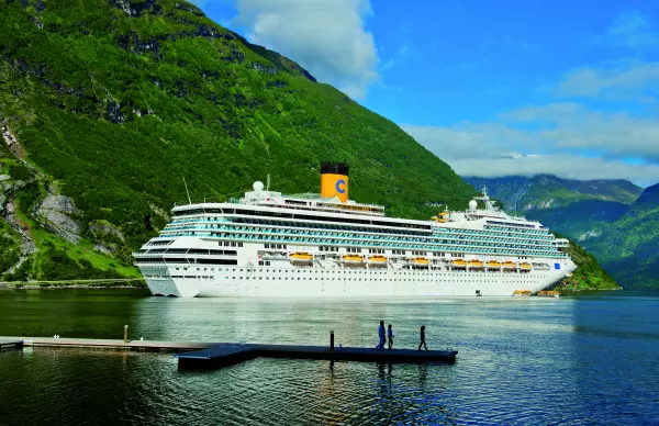 Norwegen mit Costa Favolosa ROUTE A Norwegen mit Costa Favolosa ROUTE A